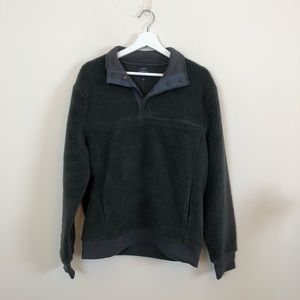 J.Crew Men’s Gray Fleece Pullover NWT Size Medium